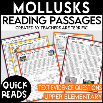 Preview of Mollusks Daily Quick Reads- NO PREP