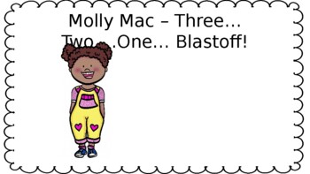 Preview of Molly Mac: Three, Two, One Blastoff Comprehension Packet