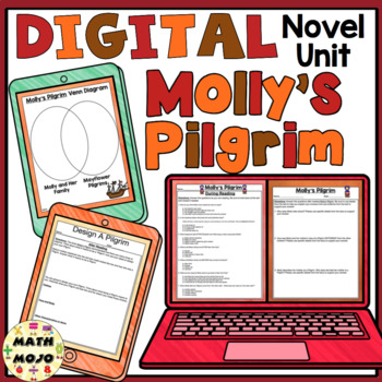 Preview of Molly's Pilgrim Digital Thanksgiving Novel Study