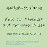 MollyBeth Fancy- Font for Personal and Commercial Use