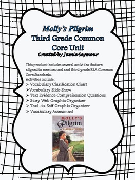 Preview of Molly's Pilgrim Common Core Unit