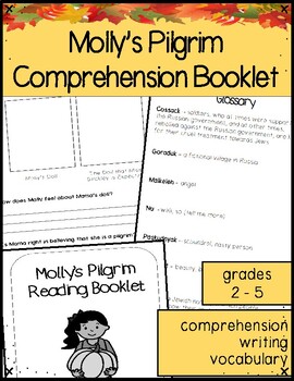 Molly's Pilgrim Comprehension Mini Book by BusyBeeinGradeThree | TpT