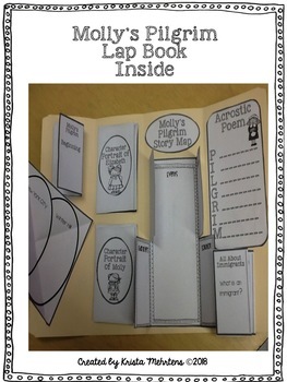 Molly's Pilgrim Literacy Unit with Lapbook aligned to the Common Core