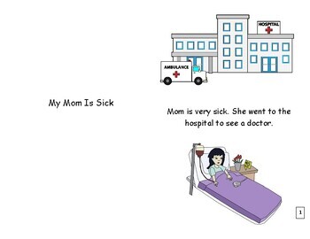 Preview of Mom Has Cancer Social Story