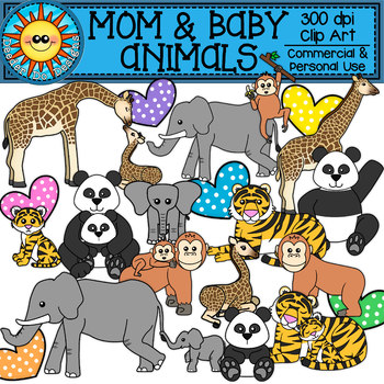 Matching Mom And Baby Animals Teaching Resources | TPT
