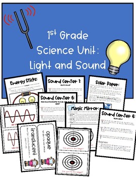 Preview of Moment of Science Light and Sound Unit 1