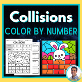 Momentum - Collisions Color By Number | Physics | Easter