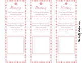 Mommy Bookmark {Mother's Day; Just Because for Mom}