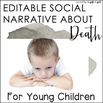 Preview of Death Social Story Editable