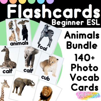 rounded corners Early Learning / Flashcards Zoo Animal Matching Game 