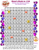 Mom's Math to 120 - Mother's Day Math Game
