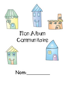 Preview of Mon Album Communitaire - My Community Scrapbook French