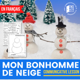 Mon Bonhomme de Neige - Winter Glyph for French classes