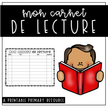 Preview of FREEBIE! Mon carnet de lecture - French Reading Logs & Strategies