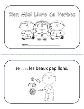 Preview of Mon Mini Livre de Verbes