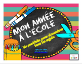 Mon année à l'école- My Year At School Portfolio (French &