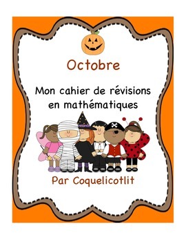 Mon cahier de révisions - octobre by coquelicotlit | TPT