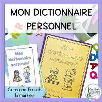 Preview of French Personal Spelling Dictionary - MON DICTIONNAIRE PERSONNEL