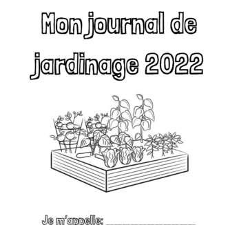 Preview of Mon journal de jardinage