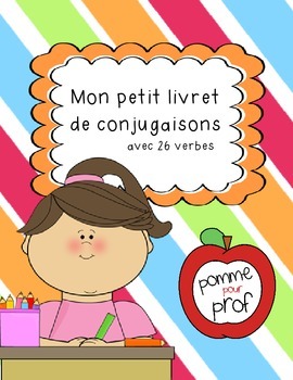 Preview of Mon petit livret de conjugaisons (My Little Book of Conjugations) - B&W Version