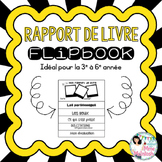 Mon rapport de livre - Book Report Flip-Book - Grades 3-6