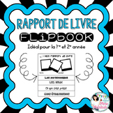 Mon rapport de livre - FRENCH Flip-Book - Grades 1&2
