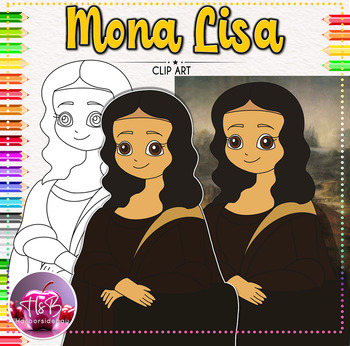 Preview of Mona Lisa Clip Art | Classic Art | Images | #Clipart