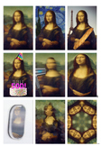 Mona Lisa Trading Cards- art rewards and motivation