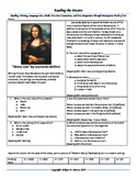 Intervention & Test Prep with "Mona Lisa" by Leonardo daVinci