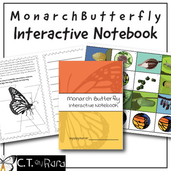 Preview of Monarch Butterfly Interactive Notebook