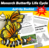 Monarch Butterfly Life Cycle Activity Book PDF