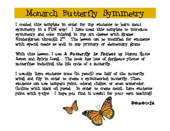 Preview of Monarch Butterfly Symmetry Project