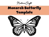 Nature Craft | Monarch Butterfly Template | Butterfly Art