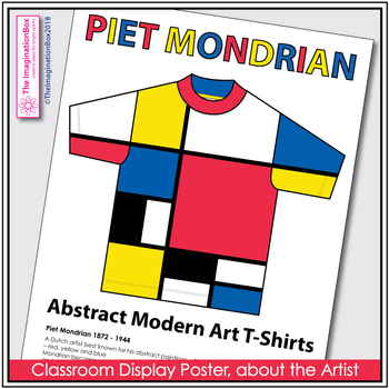 Piet T-Shirt Art Activity, Explore Shapes, Color, Line and Pattern