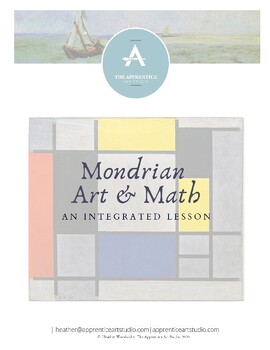 Preview of Mondrian Art & Math-An Integrated Lesson