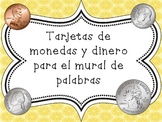 Monedas-Money Word Wall Vocabulary Cards (Spanish)