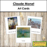 Claude Monet 3-Part Art Cards - Montessori