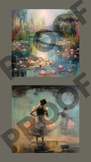 Monet & Degas Inspired Phone Wallpaper Background Digital 