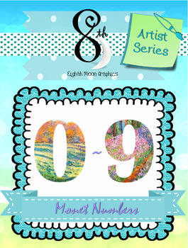 Preview of Monet Number Clip Art