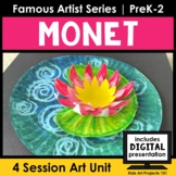 Monet Project-Based Art Unit for Famous Artist Series in PreK-2