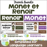 Monet and Renoir French Artist Reader Bundle | Printable |