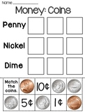 Money Worksheets Coin Identification Activities (Identifying Value of too!)