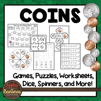 Preview of Coins - Games, Worksheets, and Activities