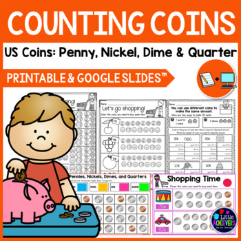 Counting Money Worksheets - Identifying Coins and Adding Coins | TpT