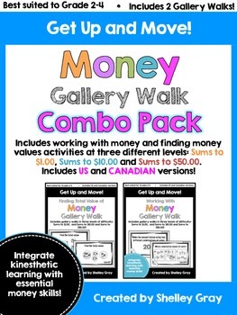 Preview of Money Activities - Around the Room Gallery Walk Bundle