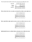 MATH - Money, Addition Subtraction Word Problems, Number Words