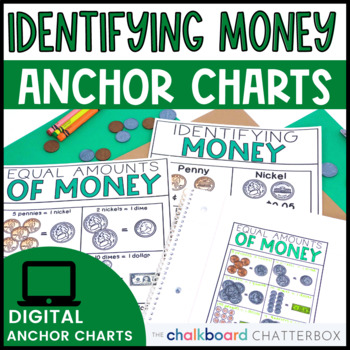 Preview of Money Anchor Charts | First and Second