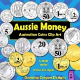 Money: Australian Coins Clip Art Currency