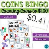 Counting coins up to $1.00 | Money BINGO Games | Special E