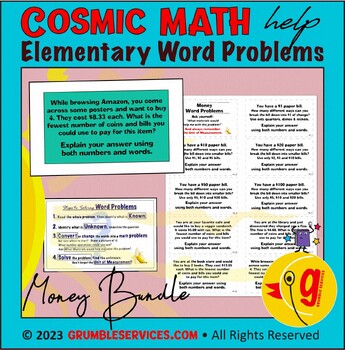 Preview of Money BUNDLE: Decimals, Percents, Ratios, Rounding Rules & Word Problem